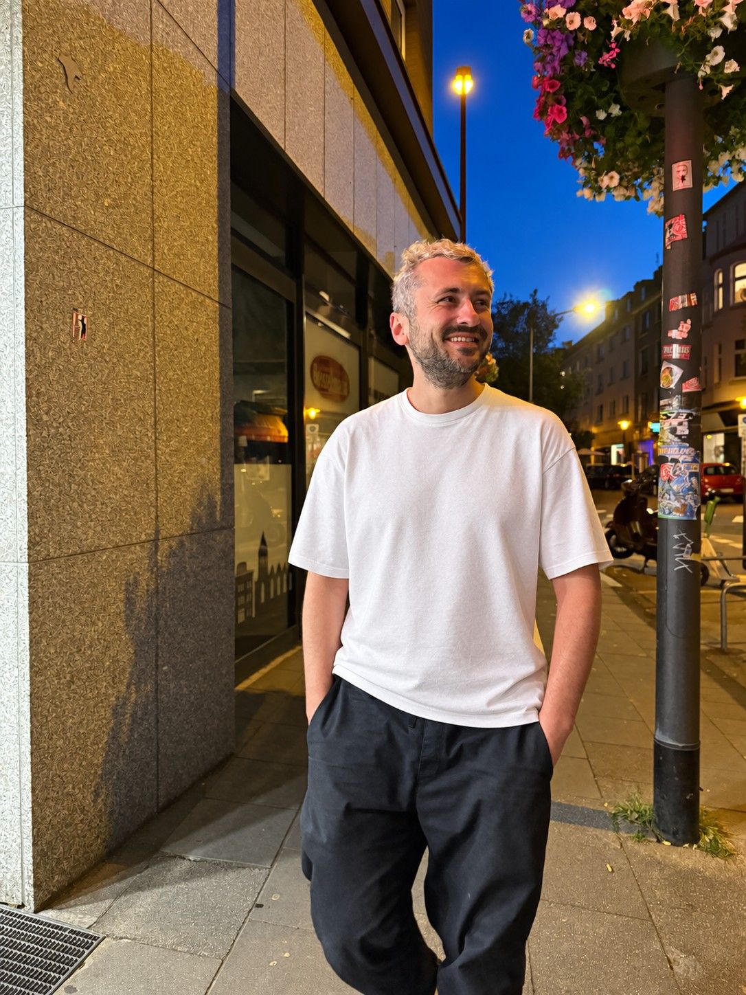 Pavel Barkhatov auf einer Straße in Essen